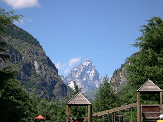 Vista del Monte Cervino da Antey S. Andr