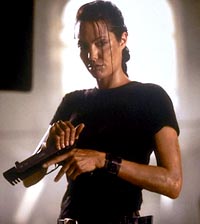 Angelina Jolie é Lara Croft - (c) www.tombraider.it