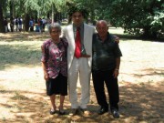 Foto di rito con i nonni