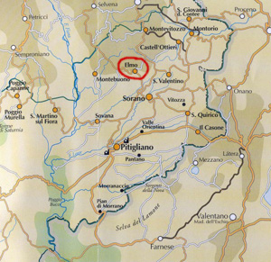 cartina del territorio