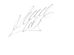 L'autografo di Roberto Mancini
