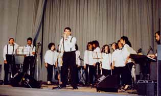 A concert ad Bellinzona Theater in 1989