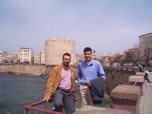 Qui invece sono ad Alghero con il mio amico storico!