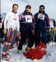Fabrizio,Roberto e Luciano a Bormio 1997