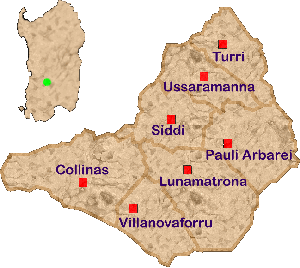 mappa del territorio