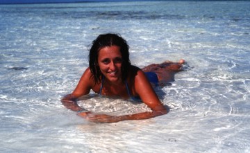 Serena Immersa nel mar dei Caraibi