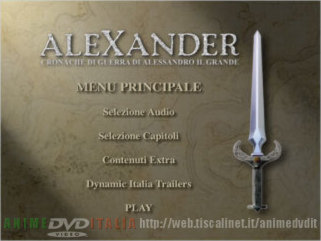 Alexander DVD Menù