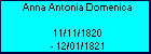 Anna Antonia Domenica 