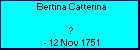 Bertina Catterina 