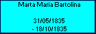 Marta Maria Bartolina 