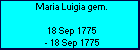 Maria Luigia gem. 