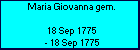 Maria Giovanna gem. 