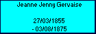 Jeanne Jenny Gervaise 