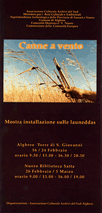 Canne a Vento - mostra installazione sulle Launeddas - Febbraio 1995