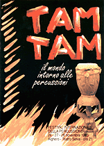 'Tam Tam' Festival Internazionale della Percussione - Novembre 1993