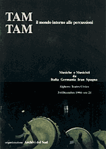 'Tam Tam' Festival Internazionale della Percussione - Dicembre 1994
