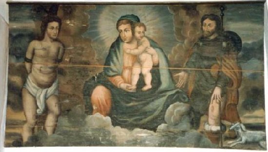 Santi Sebastiano e Rocco e Madonna con Bambino