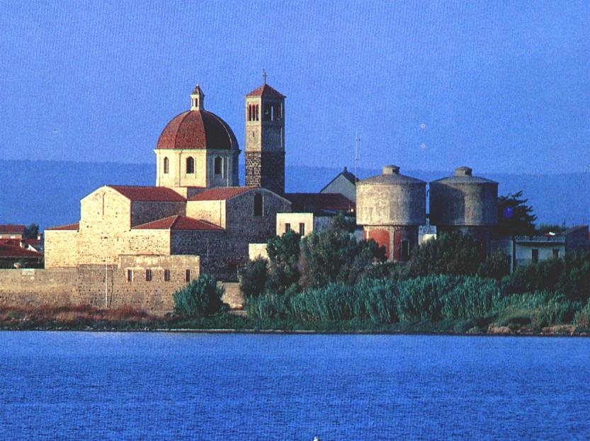 Panorama - Stagno e Chiesa di S. Maria