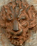 Simbolo del leone posto sui portali della masseria -Mattina Grande-