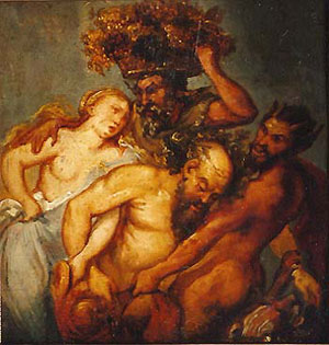 Les Satyre dans les filets (Delacroix)