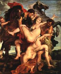 Rubens: ratto delle figlie di Leucippo