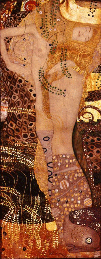 water snakes  (1904-1907) Gustav Klimt