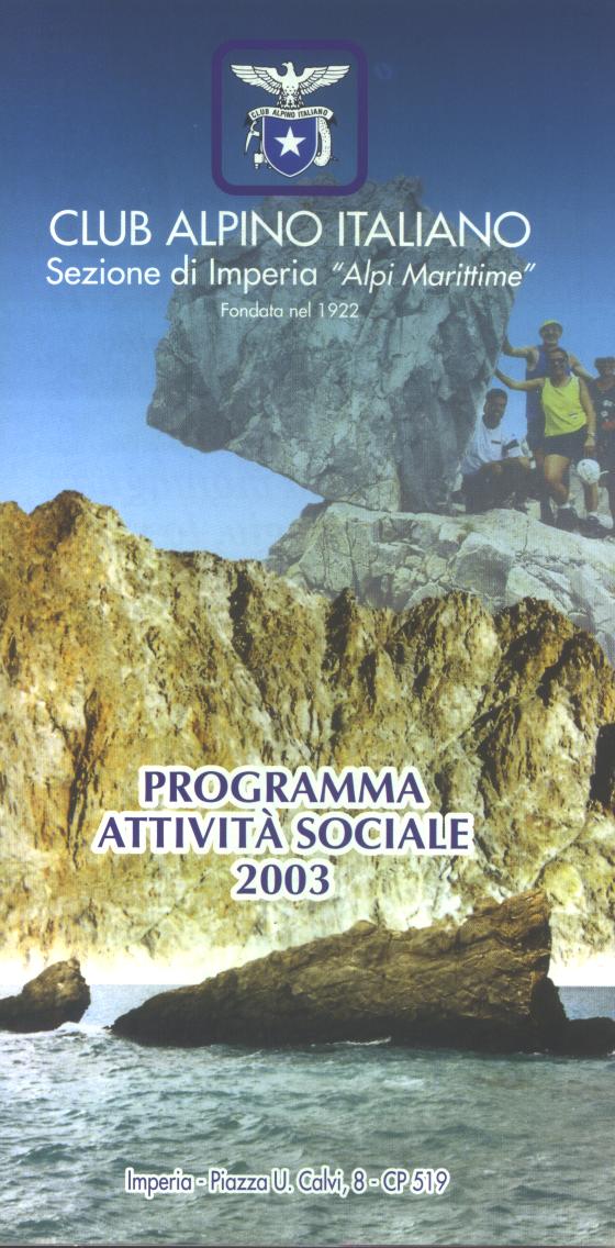 Programma 2003