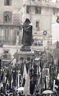 Foto Storica Inaugurazione del Monumento a G.Bruno 9.6.1889