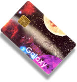 Smartcard "funcard Purple Galaxy"