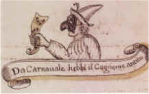 lo stemma del gruppo tratto dal catasto di pescorocchiano del 1750