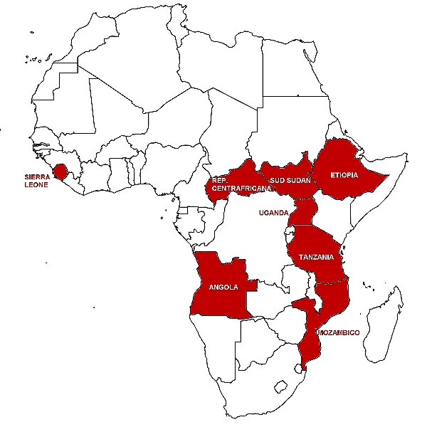 cartina Africa