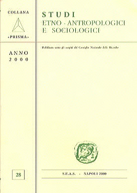Rivista "STUDI  ETNO - ANTROPOLOGICI E SOCIOLOGICI"  - ANNO 2000