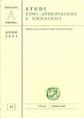 Rivista "STUDI  ETNO - ANTROPOLOGICI E SOCIOLOGICI"  - ANNO 2001