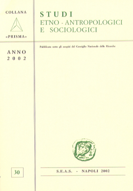 Rivista "STUDI  ETNO - ANTROPOLOGICI E SOCIOLOGICI"  - ANNO 2002