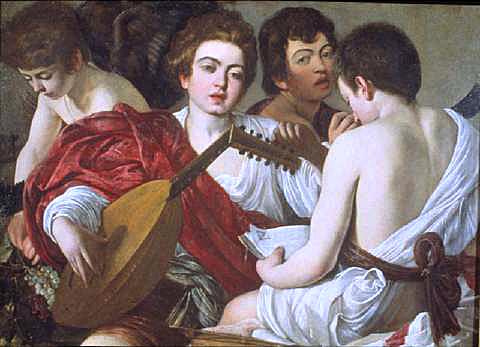  I MUSICI, Caravaggio, opera presente alla mostra
