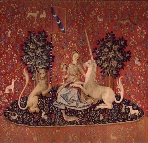 La Dama con l'Unicorno - La vista