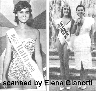 Marisa Jossa 1959; Marisa e Roberta Capua a Miss Italia 1986