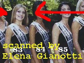 Eleonora a Miss Italia 1999