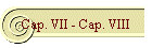 Cap. VII - Cap. VIII