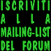 Iscriviti alla mailing-list del ForumAmbientalista