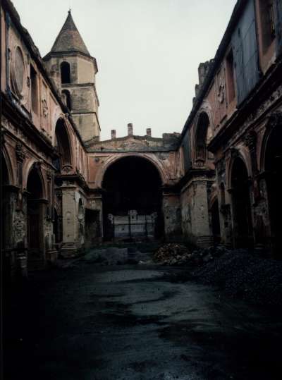 Interno della Cattedrale, dopo il 2 incendio del novembre 1988