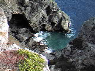 I Grottoni dall'alto