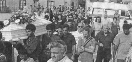 il funerale del piccolo curdo