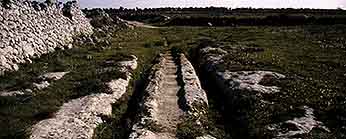 Tracce di una antica strada romana