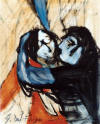 The kiss  cm 32x24 oil on cavas  2001
