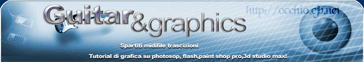 tutorial di grafica ,photoshop,flash 4 paint shop pro,spartiti,midifile,trascrizioni