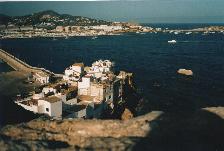 LOOKING ON THE IBIZA HARBOUR