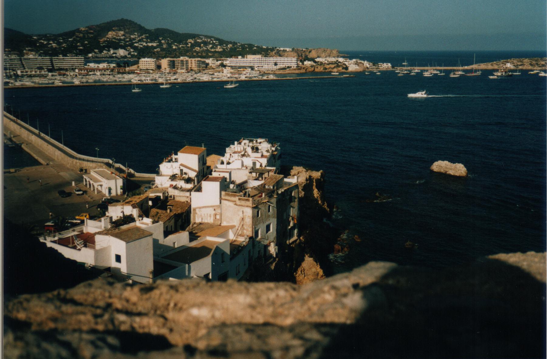 IBIZA HARBOUR SEEN FROM THE CASTLE