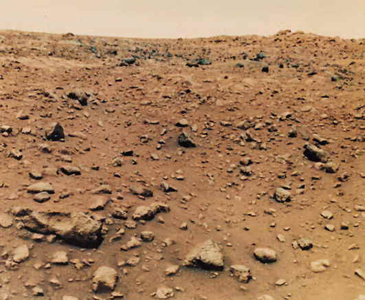 Il suolo di Marte ripreso dalla sonda Viking 1