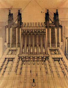 Antonio Sant'Elia, disegni per una città futurista, 1913